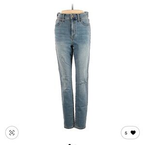 Madewell Women's Denim Skinny Jeans in Light Blue